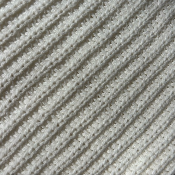 Joe’s Jeans Men’s Ribbed Mock Neck Sweater Size Large Cream Knit Zip-Up Pullover - Picture 7 of 7